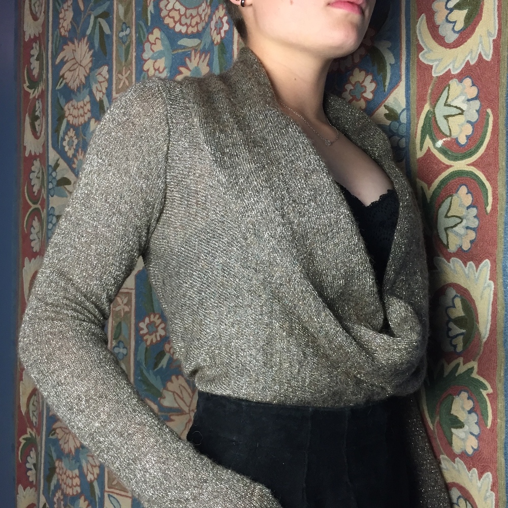 Scoop Neck Cropped Sweater